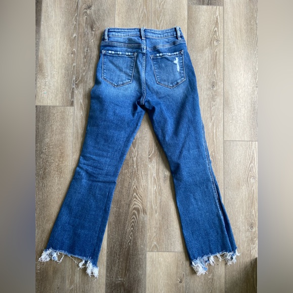 Flying monkey high rise cropped flare jeans - Picture 2 of 5